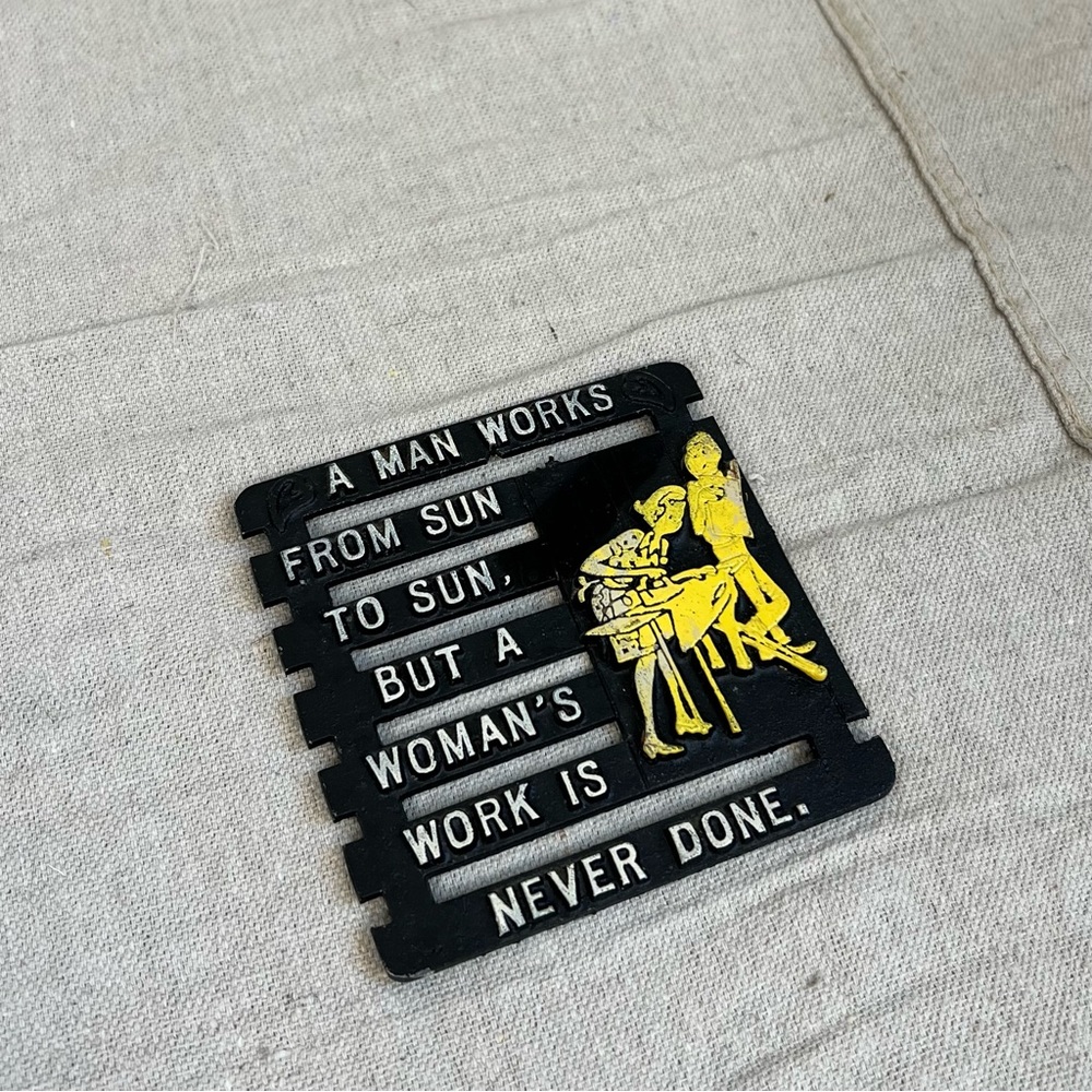 Vintage Cast Iron Wall Art